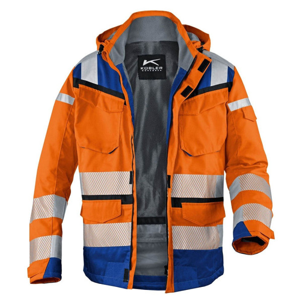 4053813373751 - Kübler Workwear - Kübler Reflectiq Wetterjacke sympatex® psa 2 warnorange kblblau Gr l - orange 4053813373751 - Kübler Workwear - Kübler Reflectiq Wetterjacke sympatex® psa 2 warnorange kblblau Gr l - orange