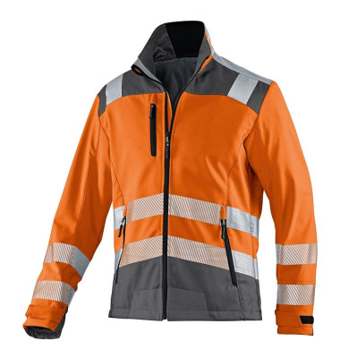 Jacke REFLECTIQ, Softshell, warnorange/anthrazit, Größe L Jacke REFLECTIQ, Softshell, warnorange/anthrazit, Größe L