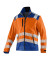 Jacke REFLECTIQ, Softshell, warnorange/kornblau, Größe XS