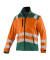 Jacke REFLECTIQ, Softshell, warnorange/moosgrün, Größe 4XL