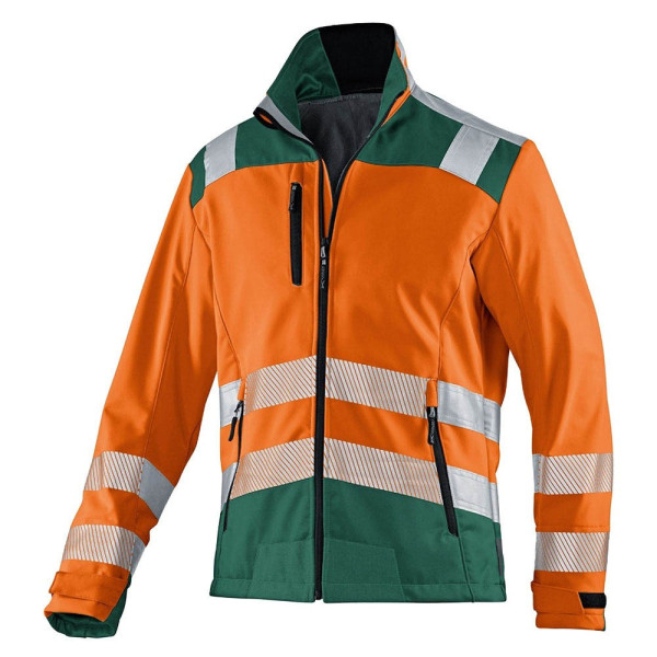 4053813374192 - Kübler Workwear - Kübler Reflectiq Softshell Jacke psa 2 warnorange moosgrün Gr 4XL - orange 4053813374192 - Kübler Workwear - Kübler Reflectiq Softshell Jacke psa 2 warnorange moosgrün Gr 4XL - orange