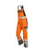 Arbeitshose PSA SAFETY X7, Warnschutz, Unisex, flammhemmend, warnorange/anthrazit, Größe 48