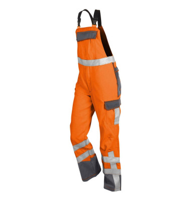 Arbeitshose PSA SAFETY X7, Warnschutz, Unisex, flammhemmend, warnorange/anthrazit, Größe 46 Arbeitshose PSA SAFETY X7, Warnschutz, Unisex, flammhemmend, warnorange/anthrazit, Größe 46
