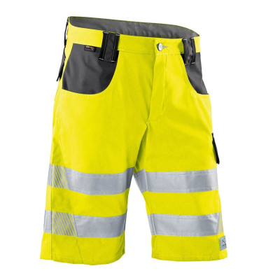Arbeitshose REFLECTIQ, Warnschutz, Unisex, warngelb/anthrazit, Größe 64 Arbeitshose REFLECTIQ, Warnschutz, Unisex, warngelb/anthrazit, Größe 64