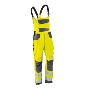 Arbeitshose REFLECTIQ, Warnschutz, Unisex, warngelb/anthrazit, Größe 48