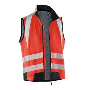 unisex Warnweste REFLECTIQ rot Größe XL