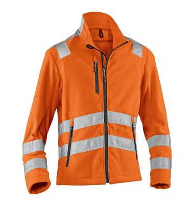 Jacke REFLECTIQ, Fleece, warnorange, Größe 4XL Jacke REFLECTIQ, Fleece, warnorange, Größe 4XL