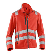 Jacke REFLECTIQ, Fleece, warnrot, Größe 4XL