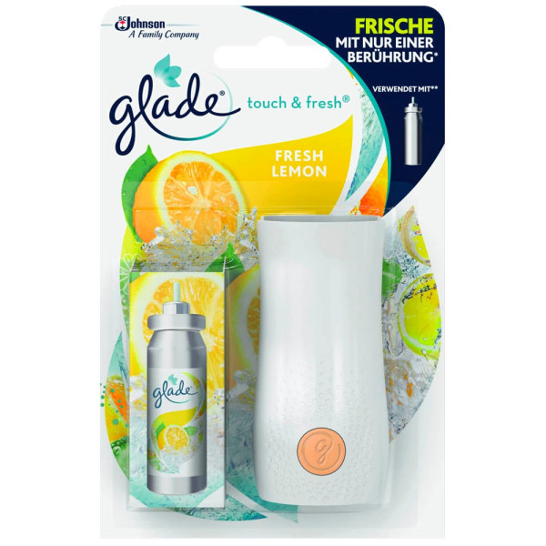 5000204075892 - Glade Touch & Fresh Minispray Fresh Lemon ORIGINAL (Dufthalter & Kartusche) 10ml