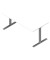 Schreibtisch, 74cm (H), 160x80cm (BxT), rechteckig, weiß / silber