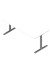 Schreibtisch, 74cm (H), 180x80cm (BxT), rechteckig, weiß / silber