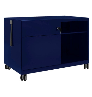 Note™ Caddy Rollcontainer oxfordblau 2 Auszüge