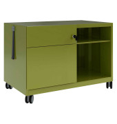 Note™ Caddy Rollcontainer grün 2 Auszüge