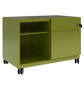 Note™ Caddy Rollcontainer grün 2 Auszüge