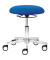 myXPERT - Tellersitz Arbeitshocker blau