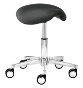 myXPERT Sattelhocker schwarz Kunstleder