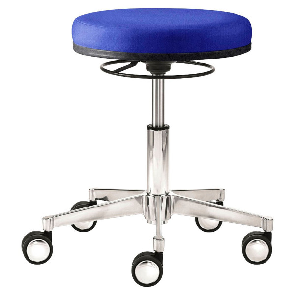 4032376011805 - Mayer Sitzmöbel Funktionsdrehhocker myXPERT Mittelblau Stoff Drehkreuz aus Metall