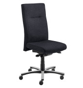 B&uuml;rostuhl myNEW VISION, schwarz / silber, bis 150kg, ohne Kopfst&uuml;tze