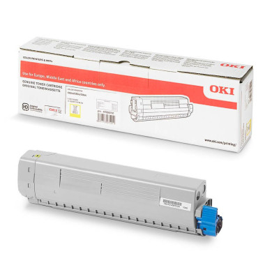 Toner 47095701 47095701, gelb, ca. 5000 Seiten