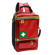 Notfallrucksack Profi ohne Füllung rot