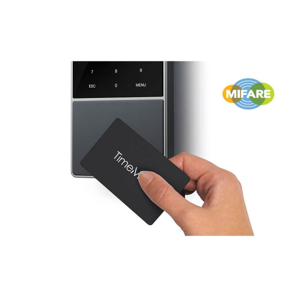 8717496336903 - Zeiterfassungssystem TM-818 SC MIFARE Wandmontage bis 2000 Nutzer ID per RFID MIFARE PIN USB LAN WLAN 5 RFID-Karten