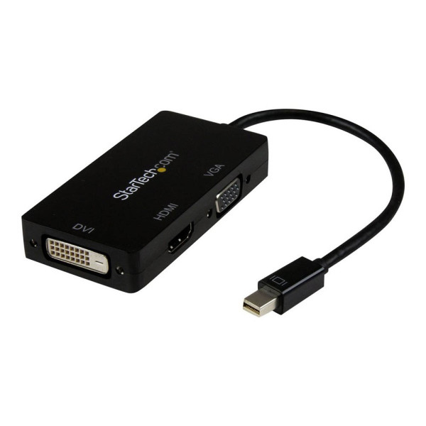0065030854290 - StarTechcom 3 in 1 Mini DisplayPort Adapter - 1080p - Mini DP Thunderbolt to HDMI VGA DVI Splitter for Your Monitor (MDP2VGDVHD) - Videoadapter - Mini DisplayPort HDMI DVI VGA - 27 cm 0065030854290 - StarTechcom 3 in 1 Mini DisplayPort Adapter - 1080p - Mini DP Thunderbolt to HDMI VGA DVI Splitter for Your Monitor (MDP2VGDVHD) - Videoadapter - Mini DisplayPort HDMI DVI VGA - 27 cm