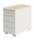 Standcontainer 12419350 Move, wei&szlig;/Ahorn, 4 Schubladen, Spanplatte, melaminbeschichtet, abschlie&szlig;bar