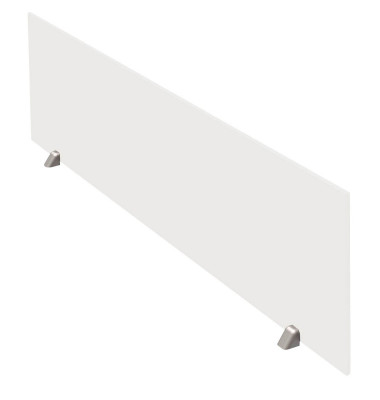 Move Tischtrennwand weiß 160,0 x 45,0 cm