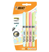 Textmarker Highlighter Grip Pastel, 964859, Etui, 4-farbig sortiert, 1,6-3,4mm Keilspitze