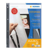Fotokarton Fotoblätter schwarz 23,0 x 29,7 cm 230 g/qm