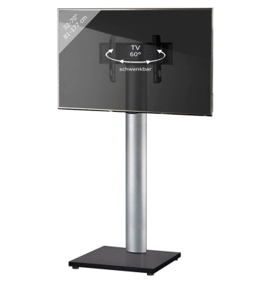 TV-Ständer Onu schwarz, silber