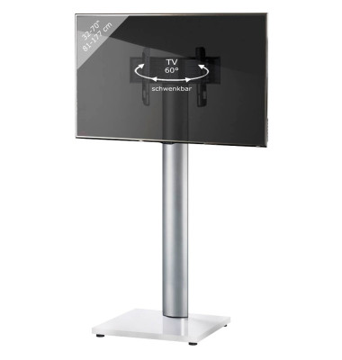 TV-Ständer Onu weiß, silber TV-Ständer Onu weiß, silber