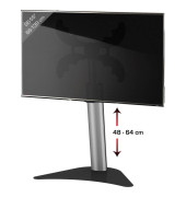 TV-Ständer Coscal Mini schwarz, silber