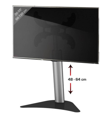 TV-Ständer Coscal Mini schwarz, silber TV-Ständer Coscal Mini schwarz, silber