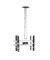 TV-Deckenhalterung CM 4 Maxi Double silber