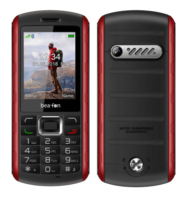 AL560 Outdoor-Handy schwarz-rot