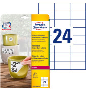wetterfeste Folienetiketten L4718REV-20 weiß