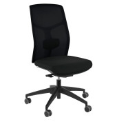 Bürostuhl Eserio Netz, schwarz / schwarz, bis 120kg
