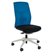 Bürostuhl Eserio Netz, blau / grau, bis 120kg