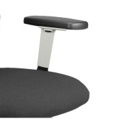 Bürostuhl-Armlehnen U (2D) 095168, grau/schwarz