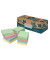 Haftnotizen 5653-88BOX, Recycling, 75x75mm, grün/gelb/rosa/blau, quadratisch