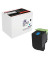 EDD-6041 cyan Toner ersetzt LEXMARK 80C2SC0