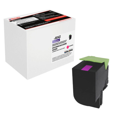 EDD-6042 magenta Toner ersetzt LEXMARK 80C2SM0