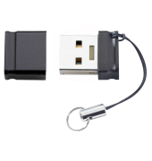 USB-Stick Slim Line 3532491, schwarz, ohne, USB 3.0, 128 GB