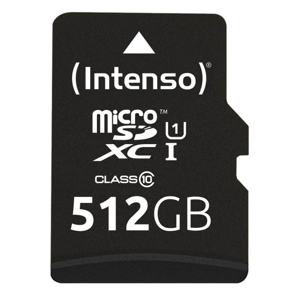 4034303028832 - Speicherkarte Premium 3423493 Micro-SDXC mit SD-Adapter Class 10 bis 90 MB s 512 GB 4034303028832 INTENSO