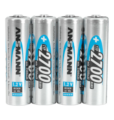 Akkus maxE Mignon AA min. 2.500 mAh