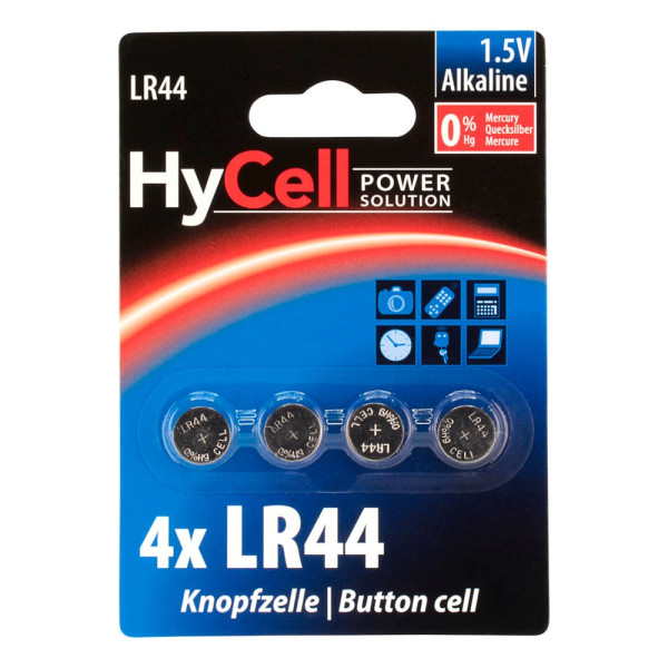 4013674025978 - HC 4XLR44 - Alkaline Knopfzelle 140 mAh LR44 4er-Pack 4013674025978 - HC 4XLR44 - Alkaline Knopfzelle 140 mAh LR44 4er-Pack