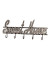 Wandgarderobe silber