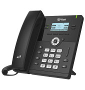 Htek UC912G Telefon schwarz-silber