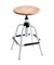 Hocker 1202 12 91 myRONDO, buche, höhenverstellbar, bis 100kg